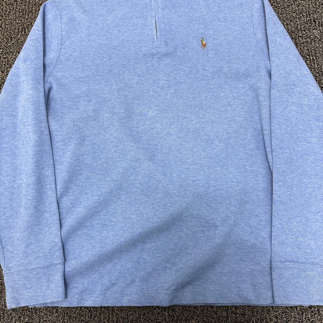 POLO 폴로 랄프로렌 반집업 니트 블루 M 상품이미지3