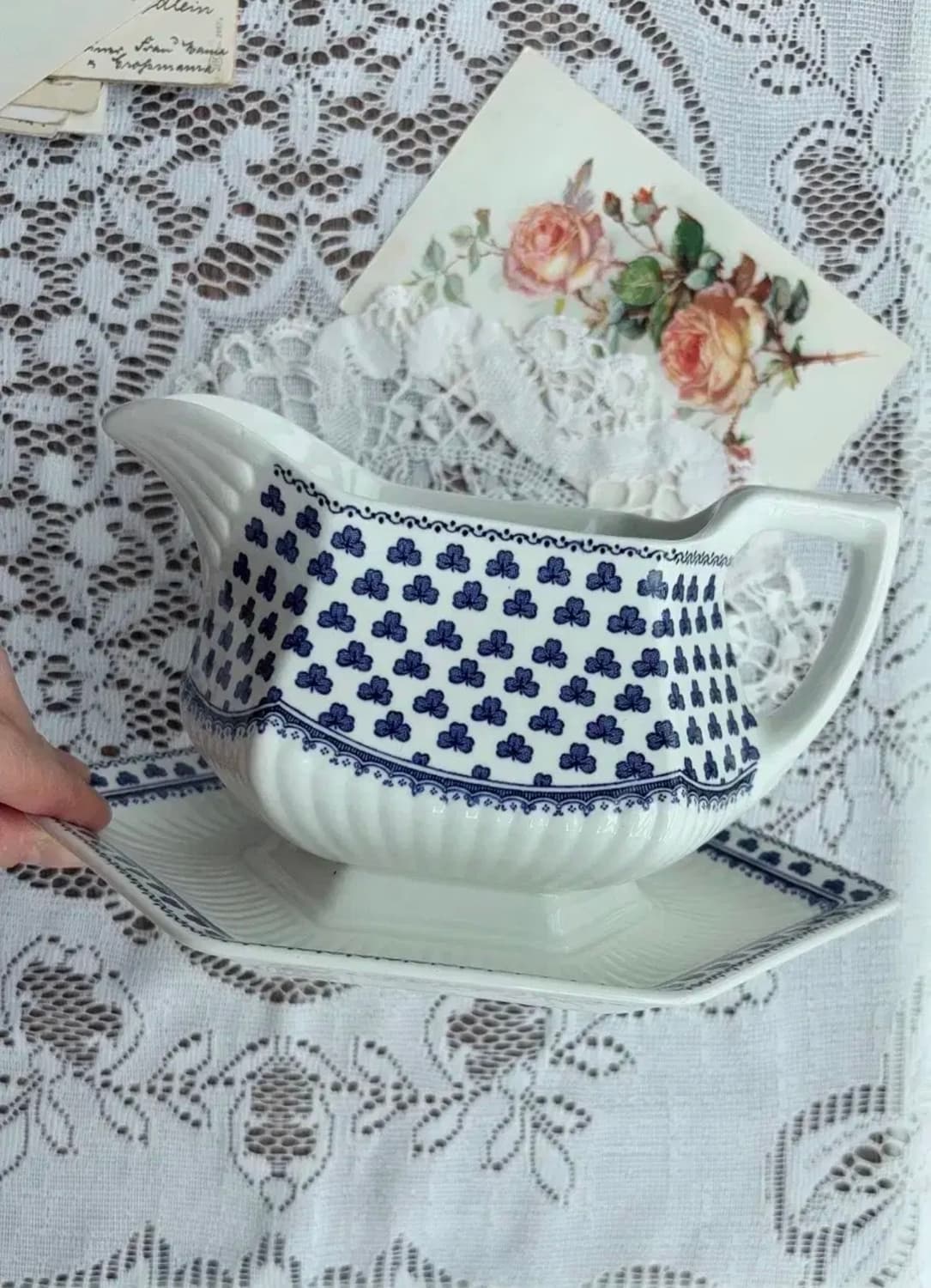 [레어]영국 빈티지 아담스 브렌트우드 그레이비소스 보트 상품이미지1