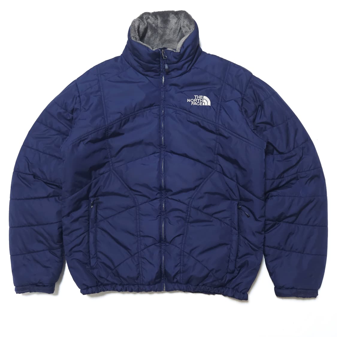 노스페이스 폴리 경량 패딩 자켓 네이비블루 상품이미지4