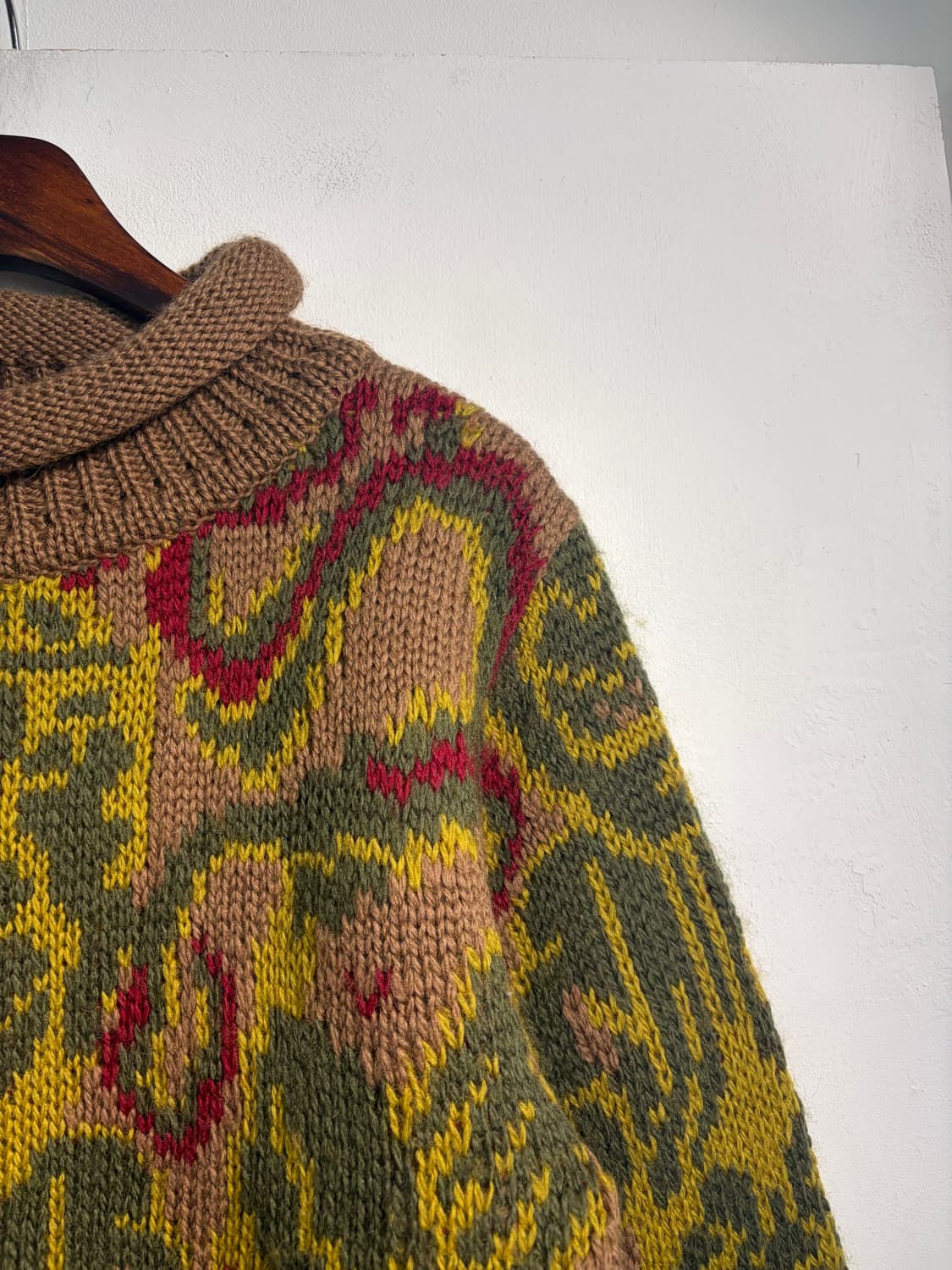  wool 100% vintage 니트  울 100% 상품이미지6