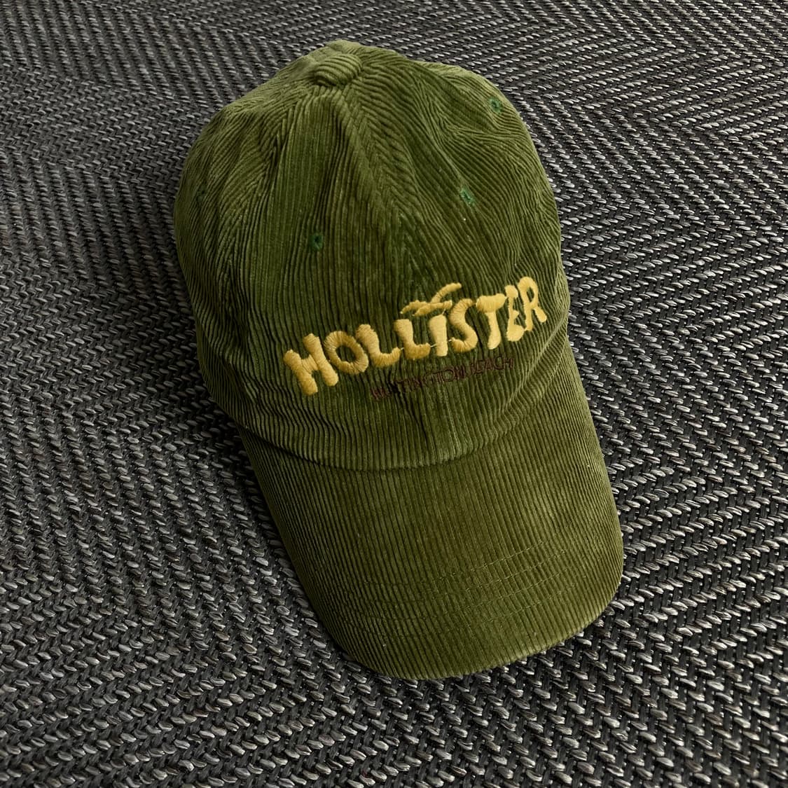 홀리스터 y2k 빈키지 빅로고 코듀로이 볼캡y 3030 상품이미지1