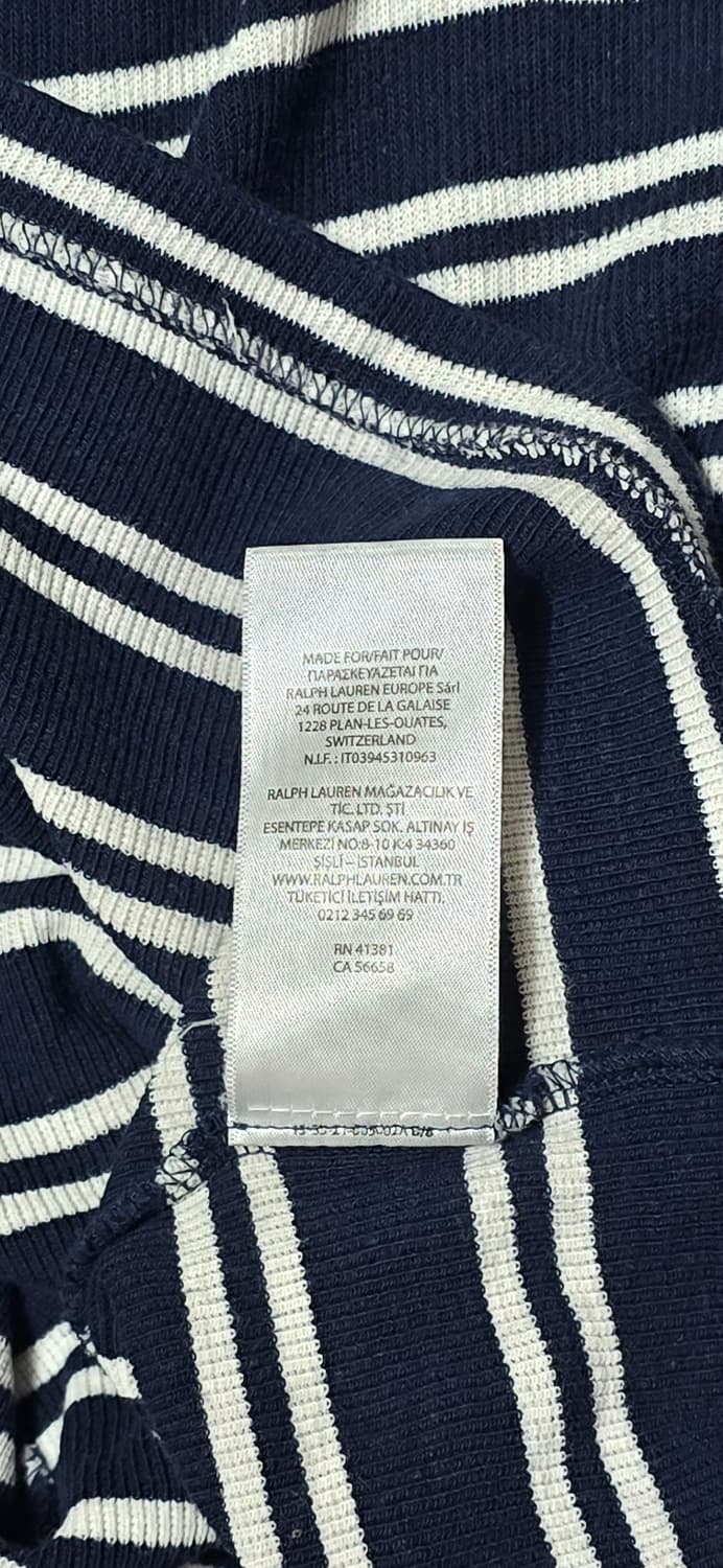 폴로 랄프로렌 스트라이프 긴팔 티셔츠 L 상품이미지4