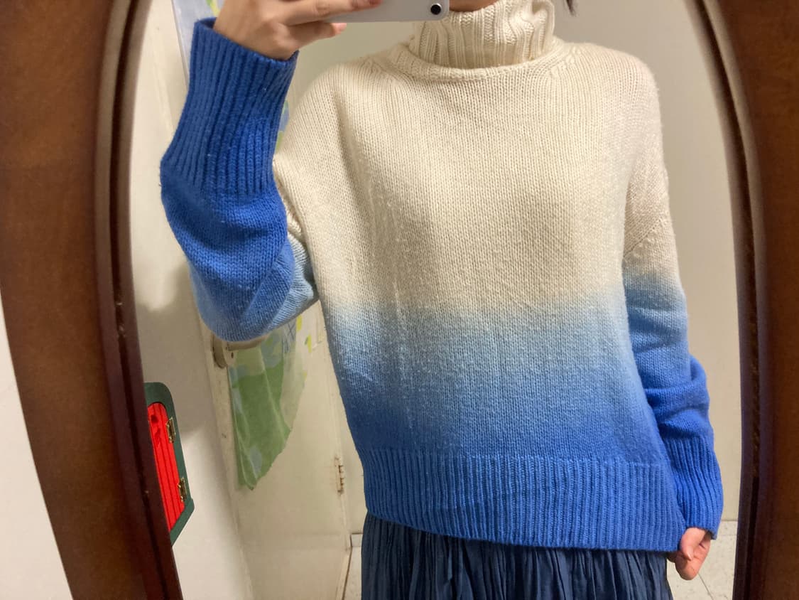 그라데이션 목 니트 ❄️ 상품이미지3