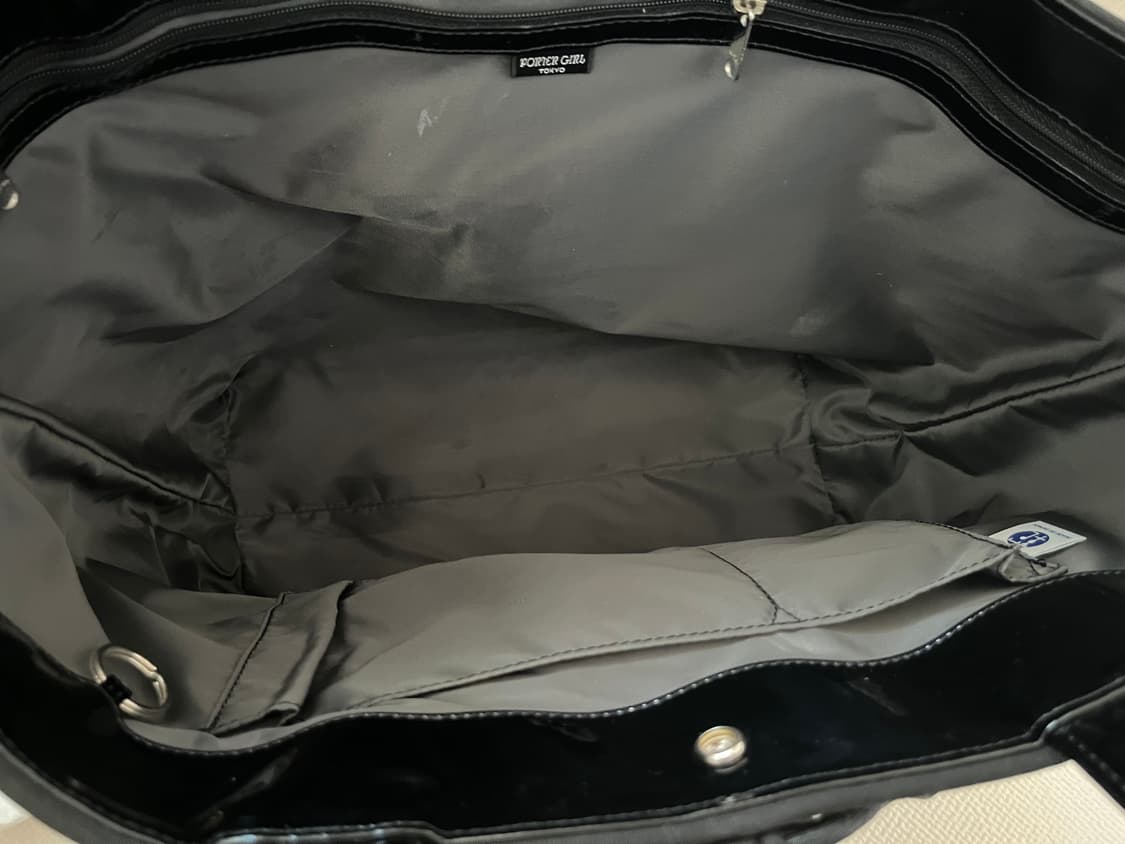 요시다포터 걸 에나멜 토트백 상품이미지5