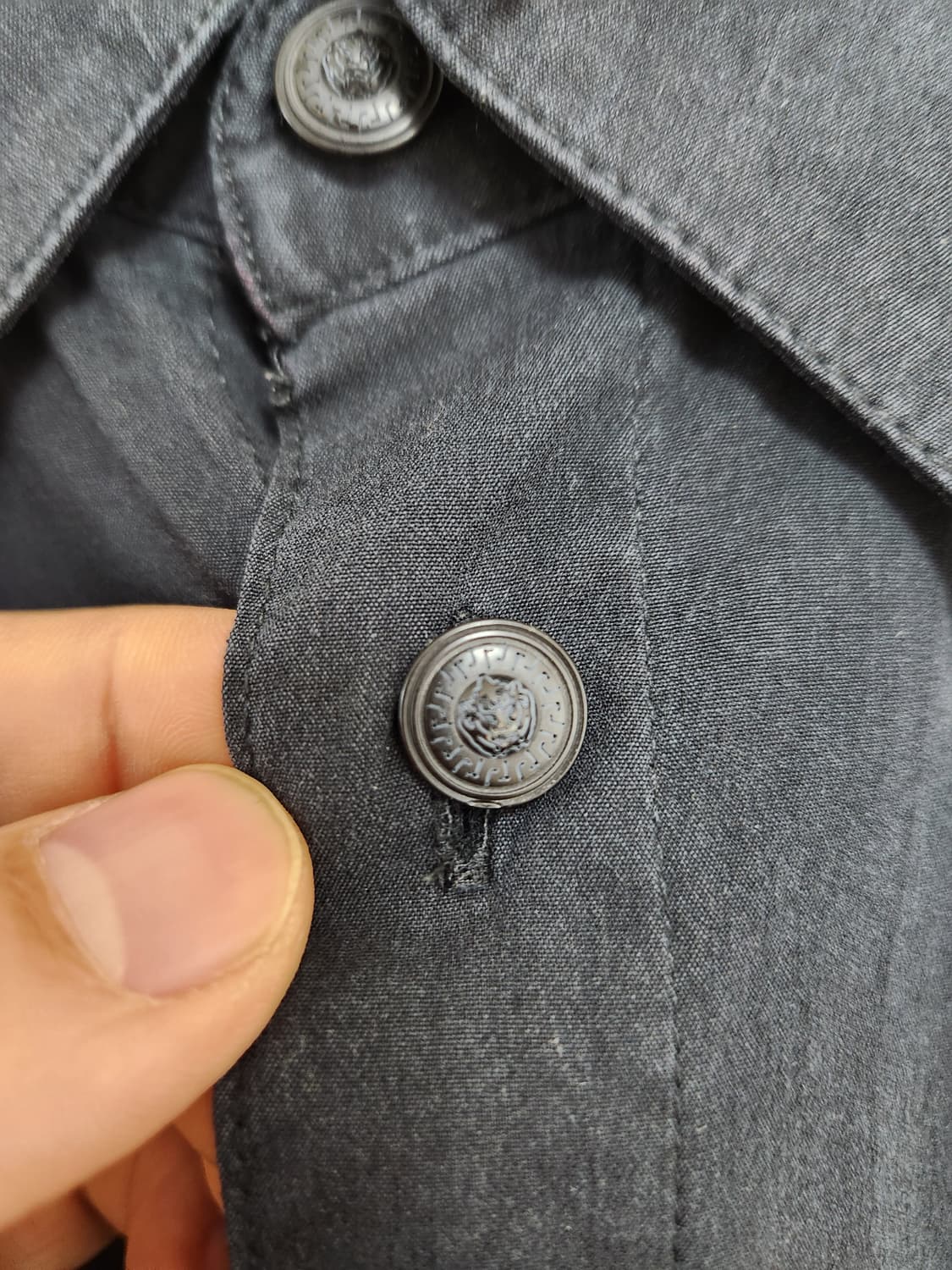 베르수스Versus 블랙 나일론 셔츠 L - S220 상품이미지6