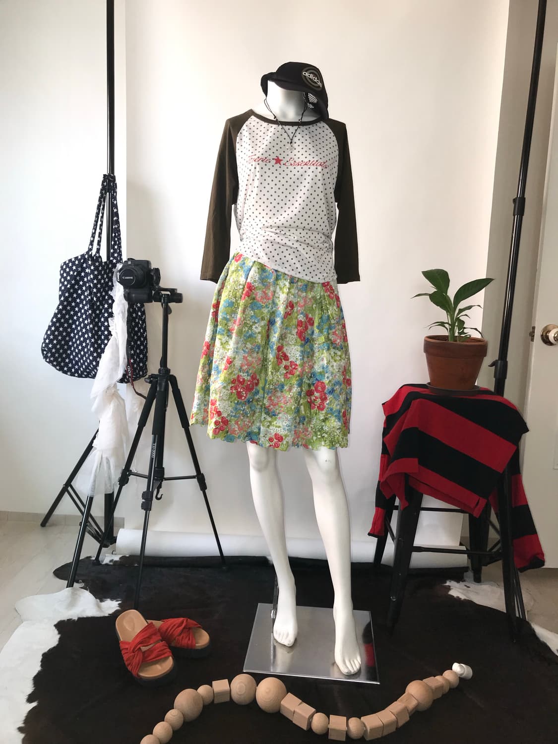 BON MERCERIE Flower Punching Skirt 상품이미지8