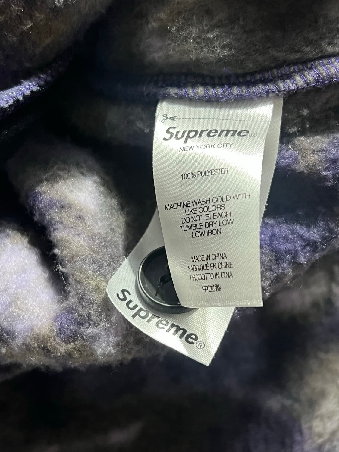 Supreme 21fw Paisley Fleece Shirt 상품이미지6