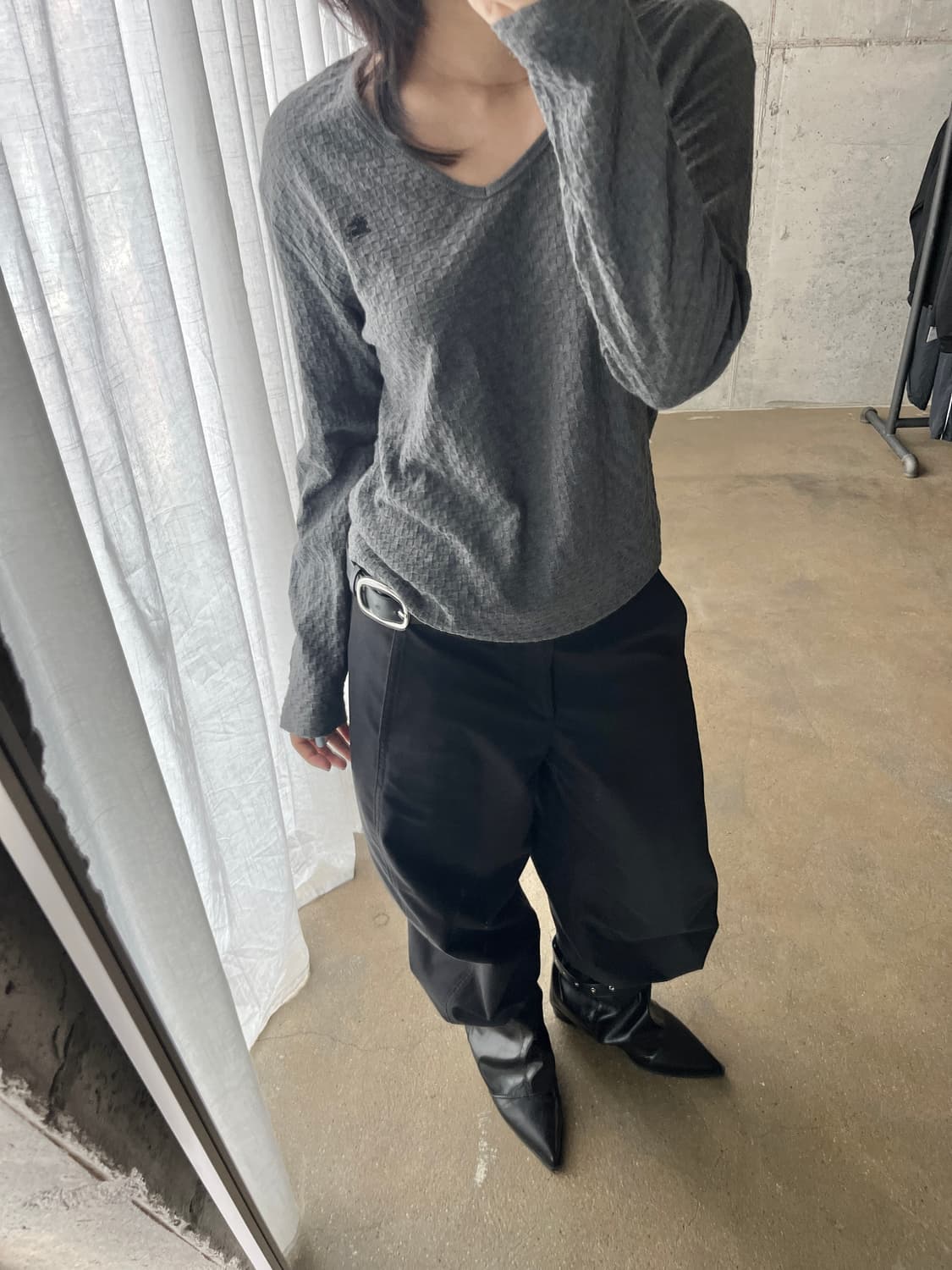 Burberry 버버리 블랙 로고 롱슬리브 상품이미지6