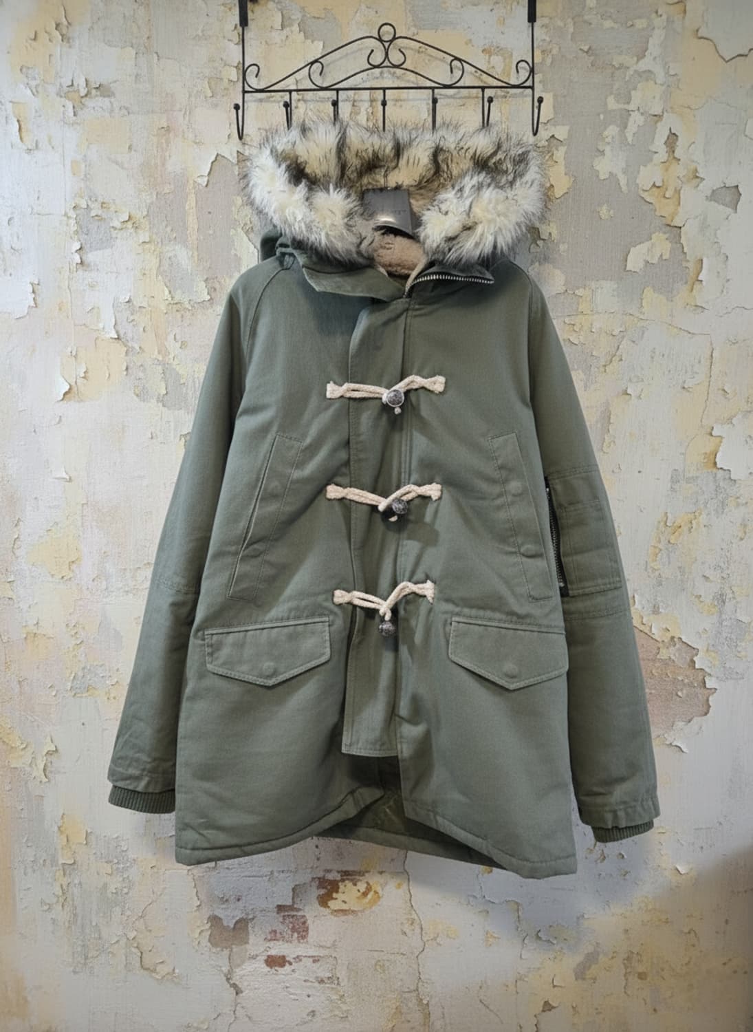 Japanese Vintage 문에이지 데빌먼트 MAD 야상 점퍼 L 카 상품이미지1