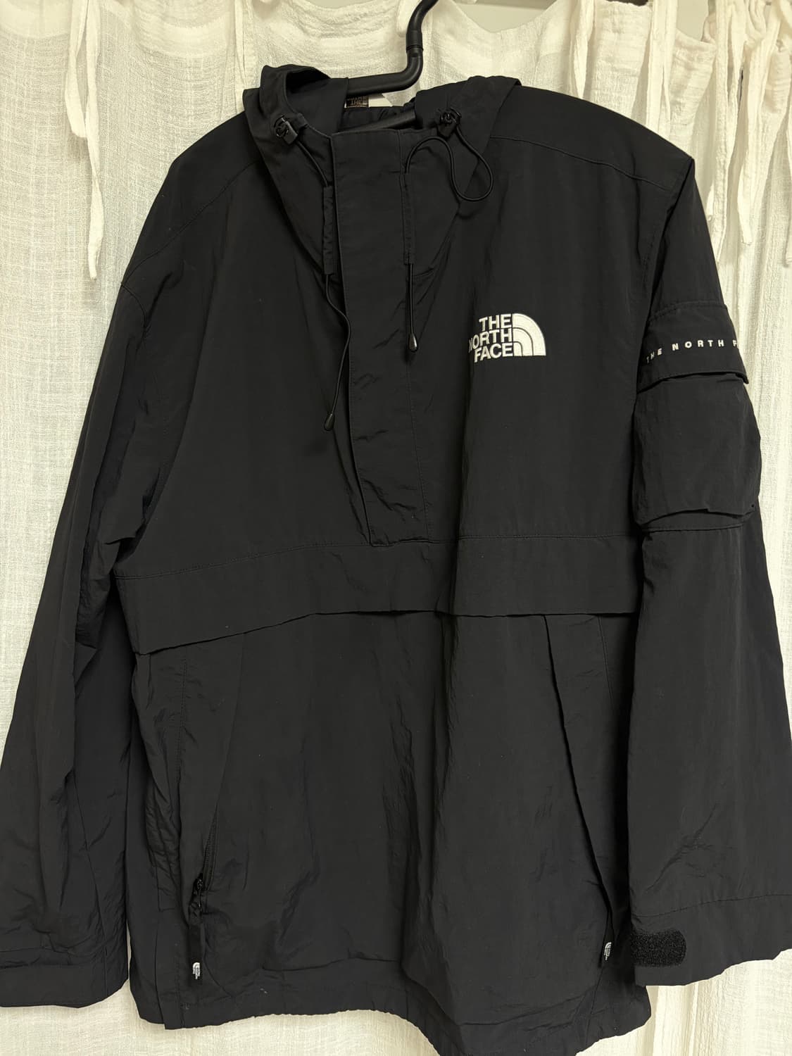 노스페이스 아노락 바람막이 블랙 M 상품이미지1