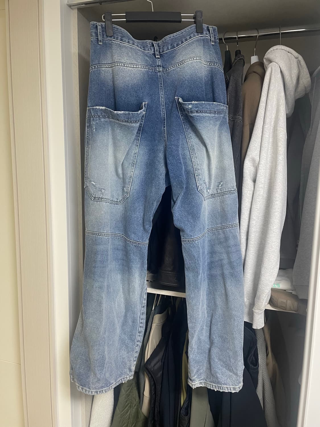 MJD 3D 팬츠 데님 블루 L사이즈 상품이미지2