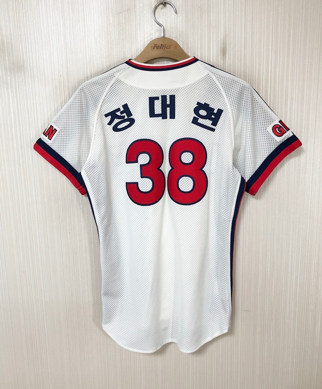 KBO 카멜레온어센틱 롯데자이언츠 챔피언 홈유니폼 85 #38 정대현 상품이미지8