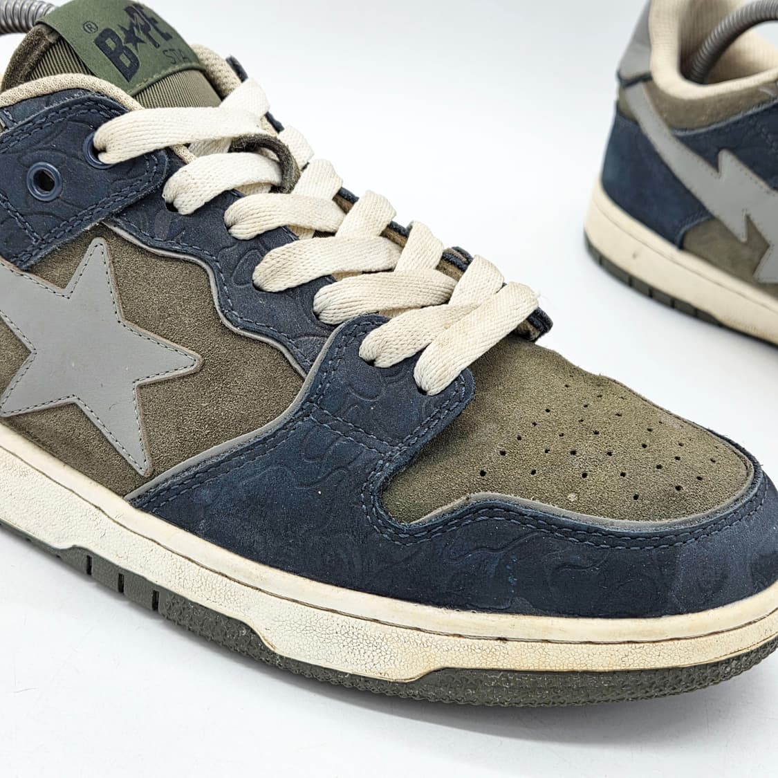 베이프 베이프 Sk8 스타 로우 아미 그린 (290) 상품이미지4