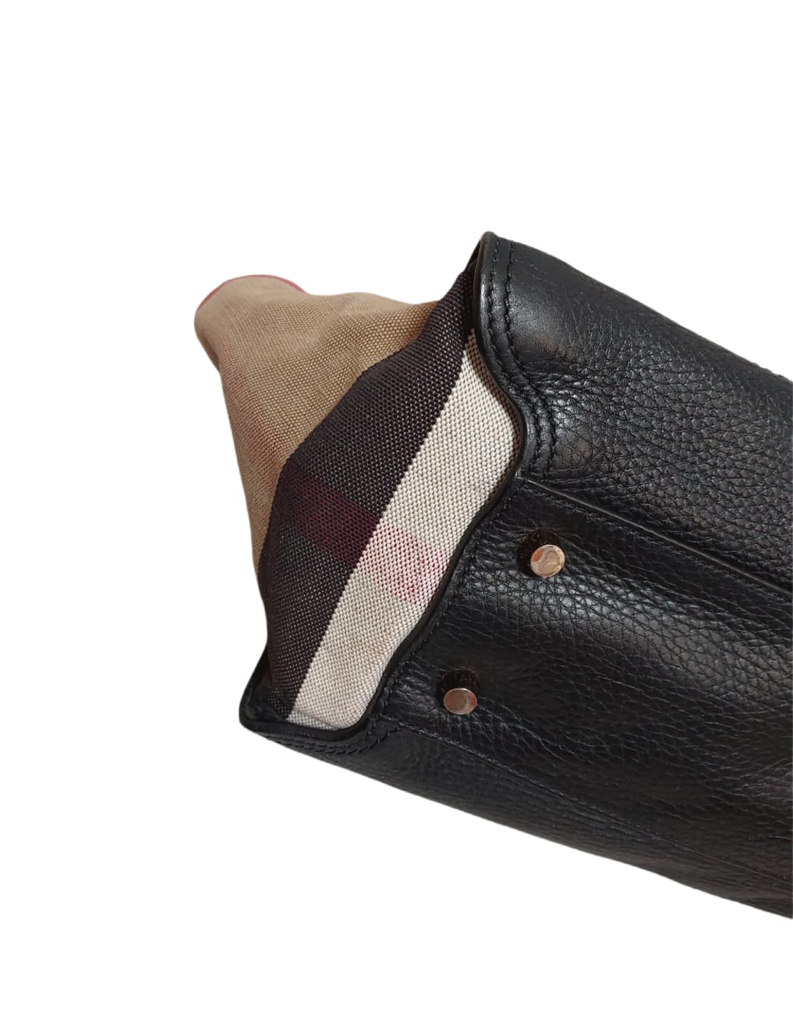 버버리 하코트 애쉬비 체크 토트 숄더백 (정품) 상품이미지7