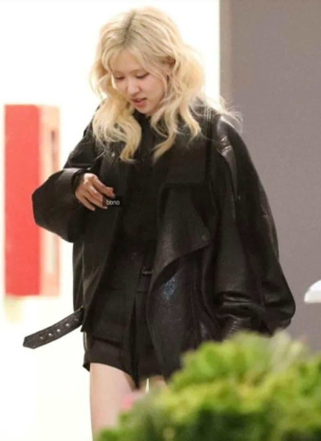 올품절/자라 생로랑 페이크 레더 자켓 상품이미지5