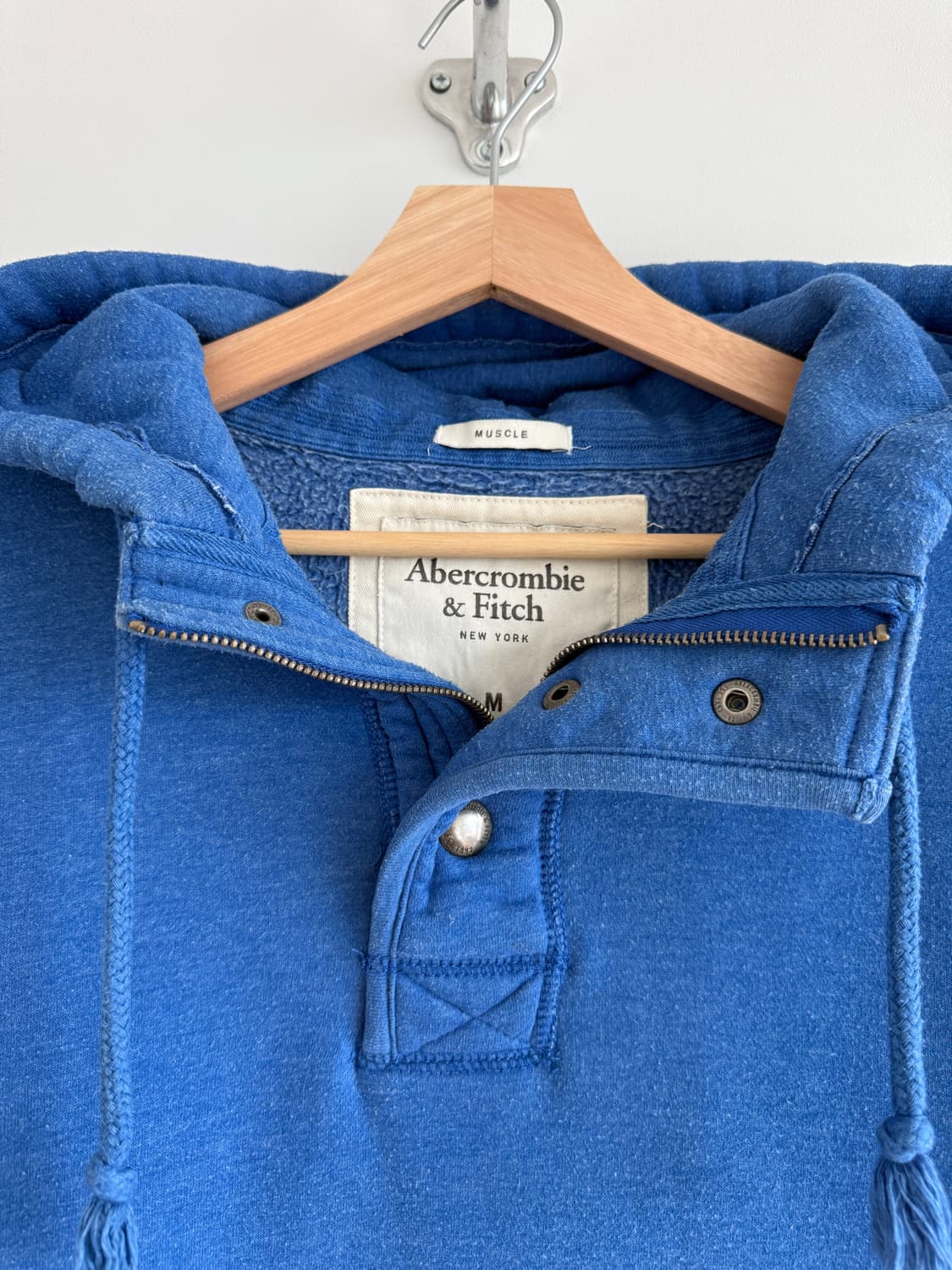 아베크롬비(Abercrombie & Fitch) 버튼하프 후드 상품이미지6