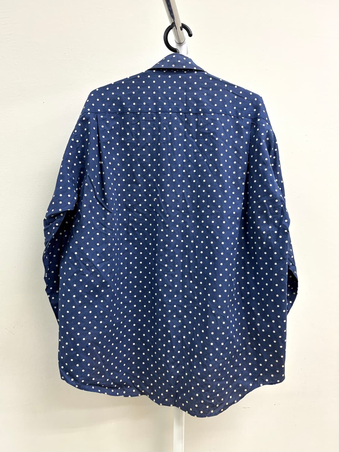 빈티지 블루 도트 셔츠 상품이미지7