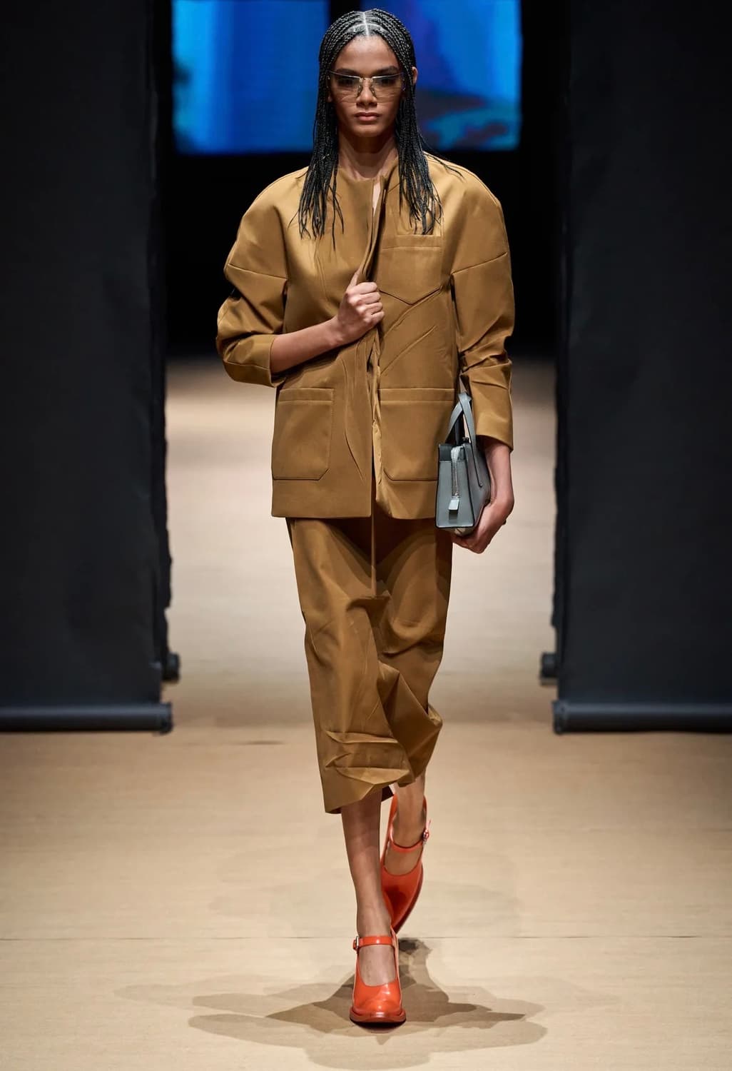 프라다 백 삼각로고 카라리스 링클 개버딘 재킷 상품이미지10