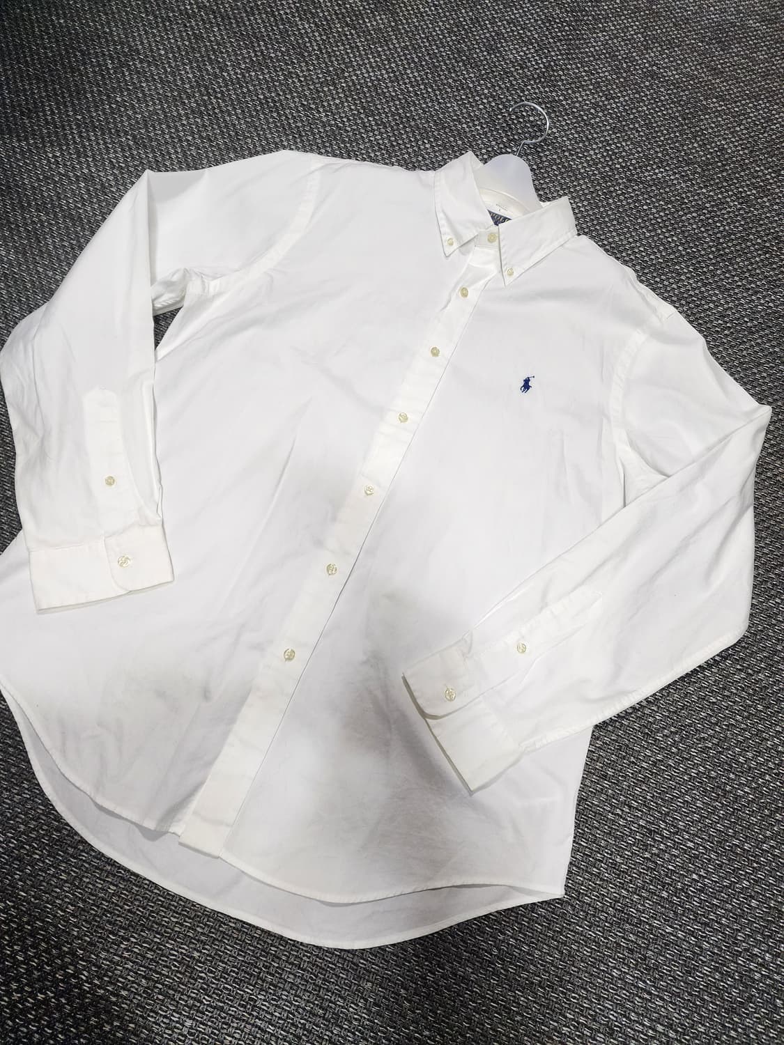 폴로 랄프로렌 화이트 옥스포드 셔츠 L사이즈  상품이미지8