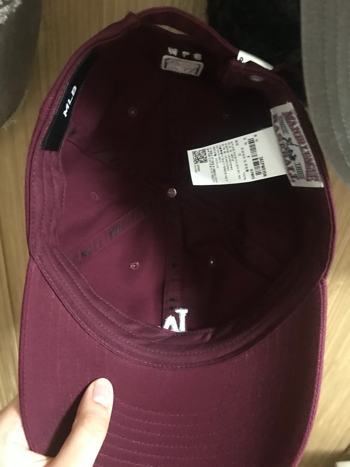 Mlb 볼캡 와인 상품이미지2