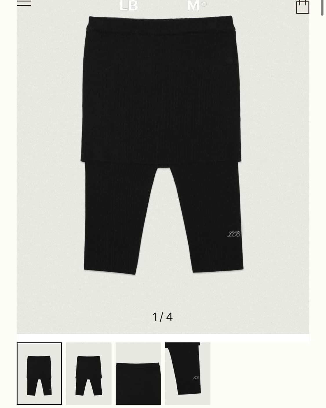 바이무드 More Skirt Biker Shorts [black] 상품이미지7