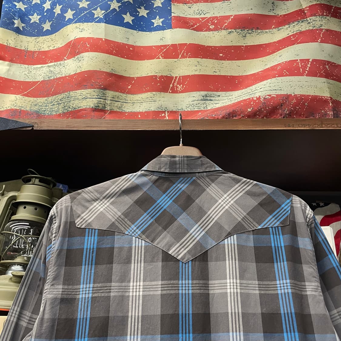 00s 리바이스 웨스턴 펄 스냅 체크 포켓 셔츠 N210 상품이미지4