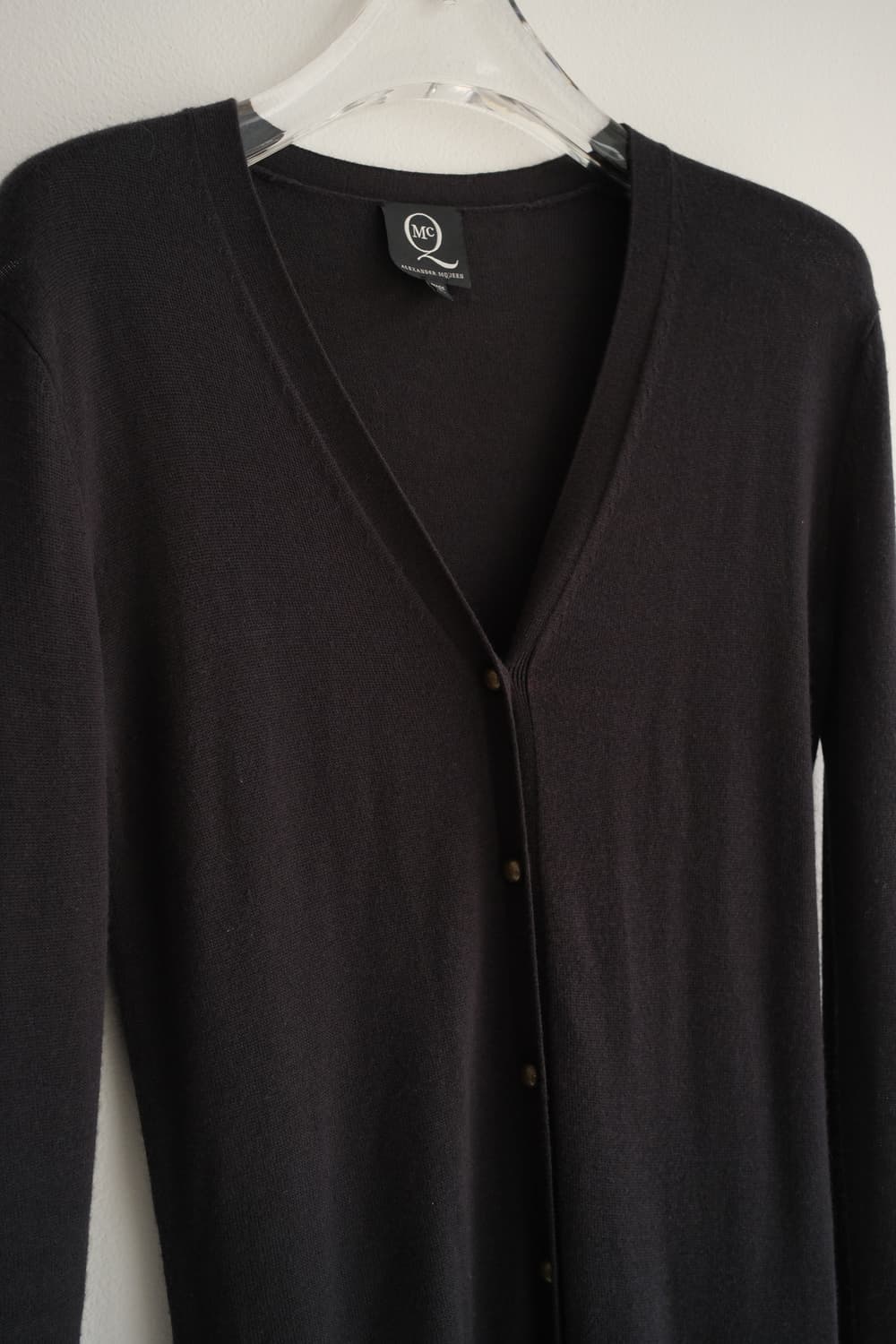 Button long cashmere blended cardigan 상품이미지7