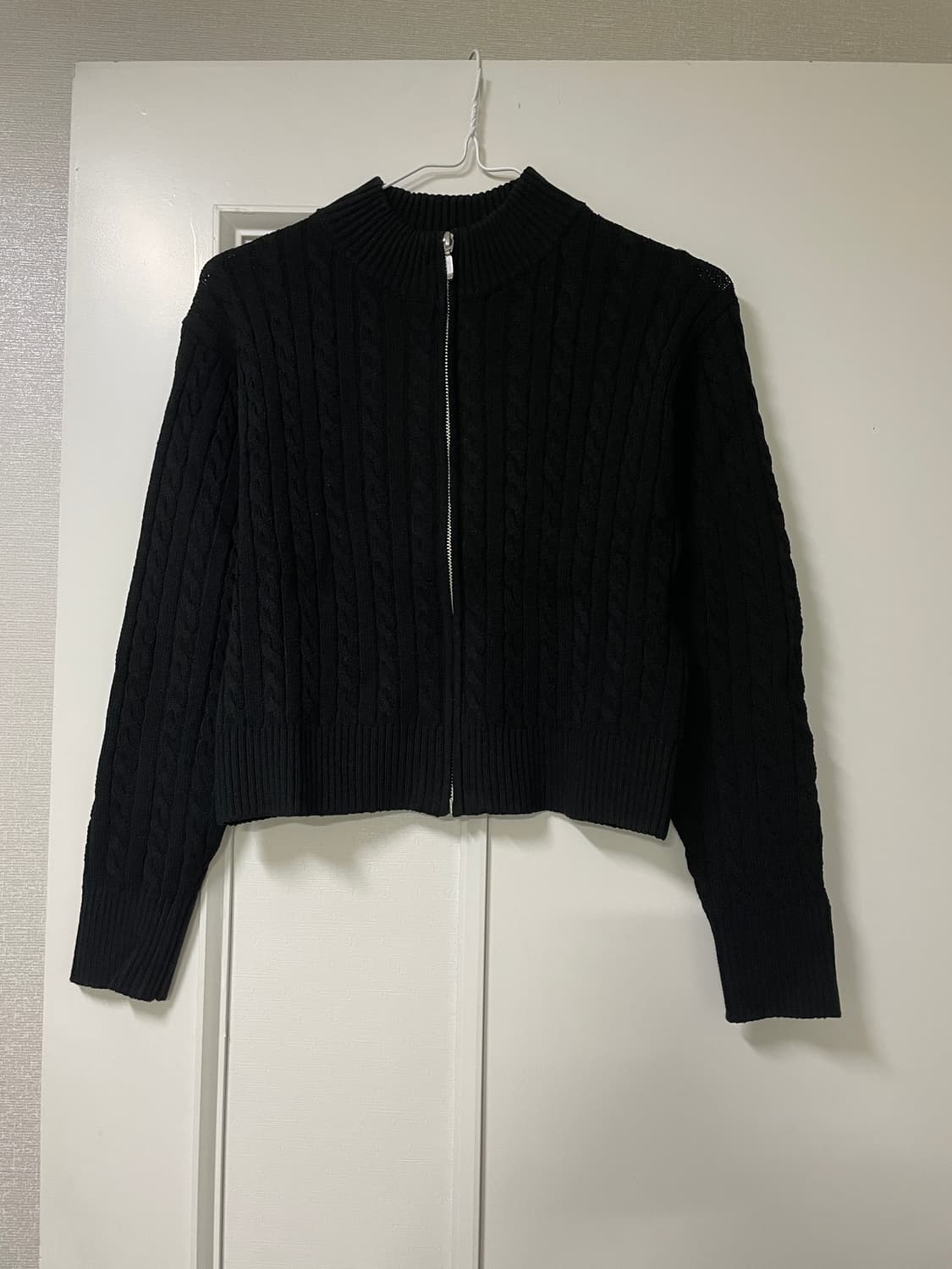 GU 니트 집업 상품이미지1