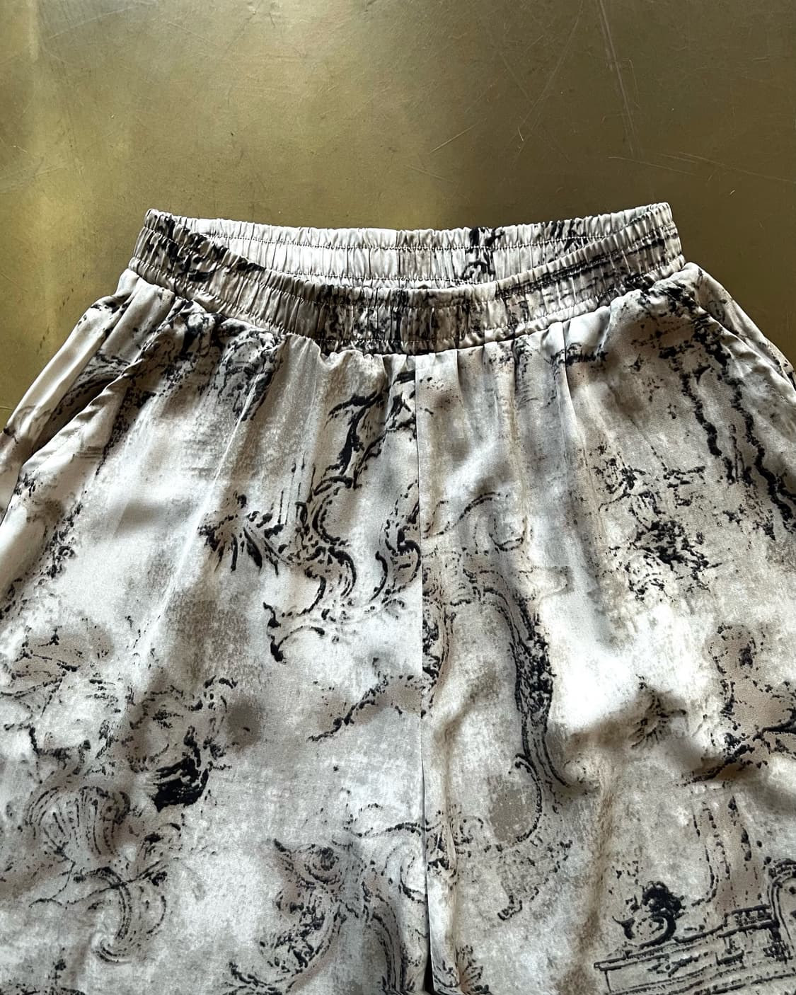 JPN Vintage Oriental Print Wide Trouser 상품이미지4