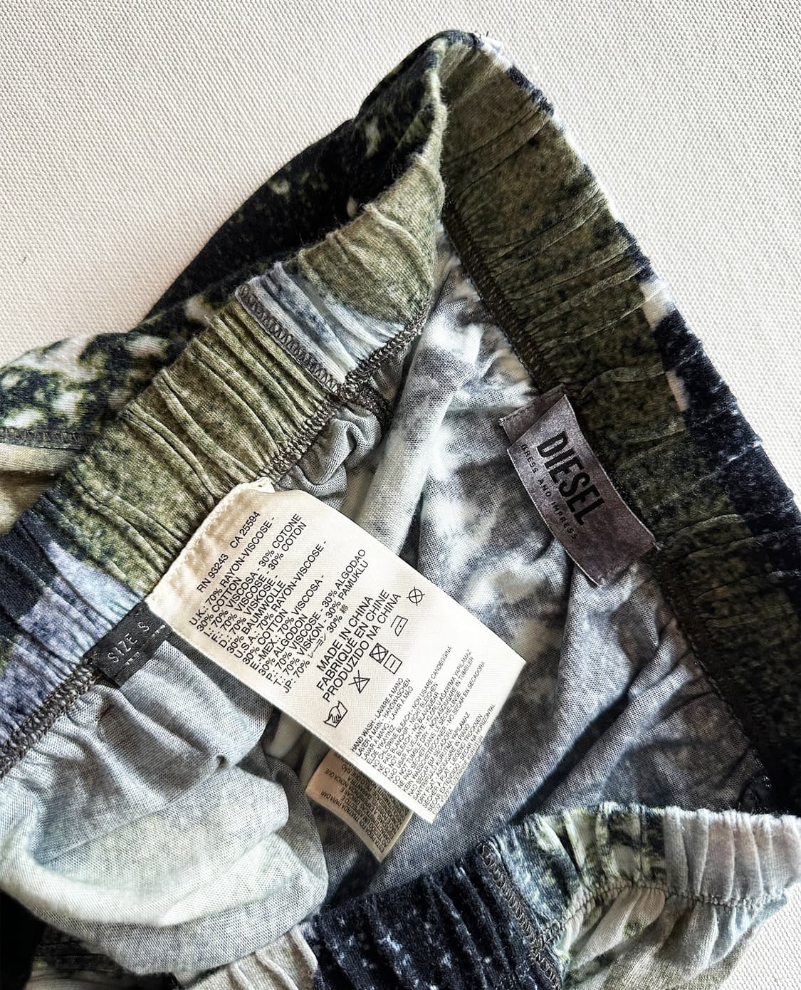 DIESEL multicolor print long skirt 상품이미지10