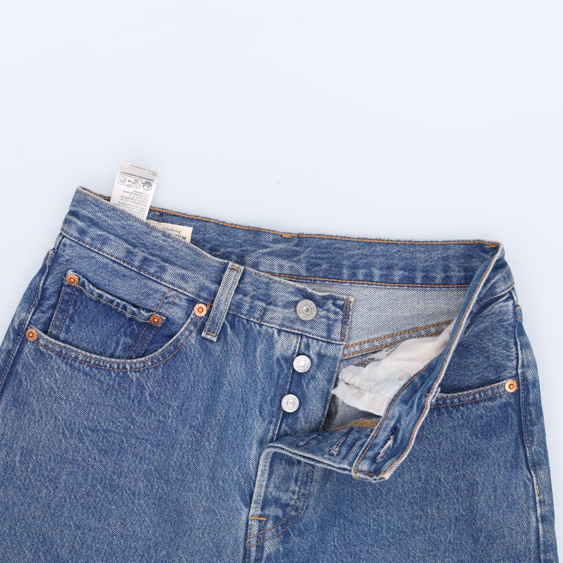 W26L28 리바이스 여성 501 데님 0225H1 상품이미지4