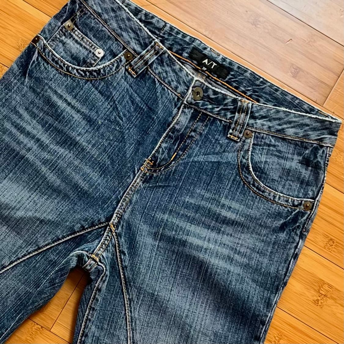 아츠오 타야마 데님팬츠 W38 ATSURO TAYAMA 상품이미지3