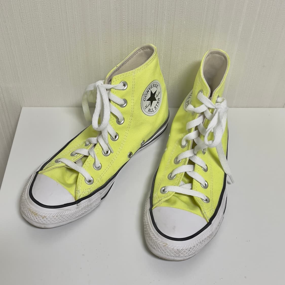 [235] 컨버스 척테일러 올스타 시즈널컬러 지트론 하이 레몬 옐로우 상품이미지2
