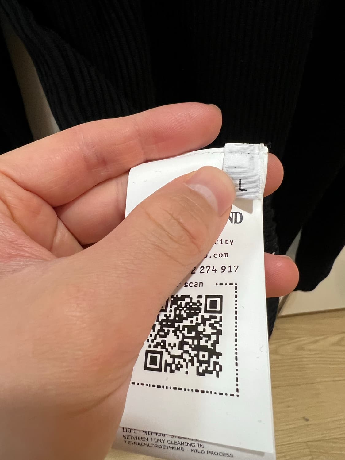 24fw 스톤아일랜드 골지니트 L (새상품급) 상품이미지3