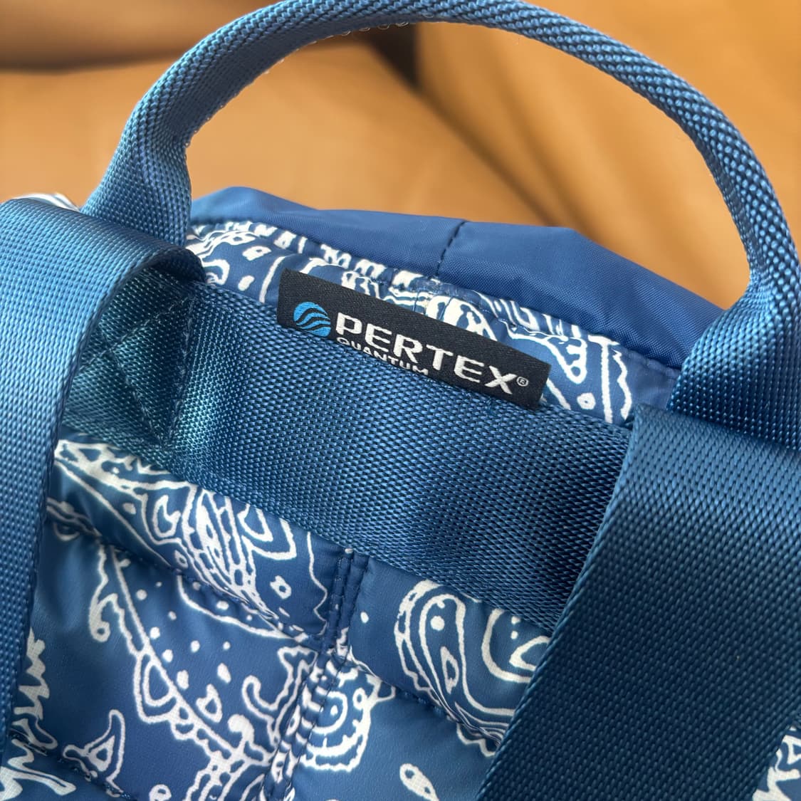 슈프림 퍼퍼 푸퍼 백팩 가방 22FW 블루 페이즐리 반다나 상품이미지7