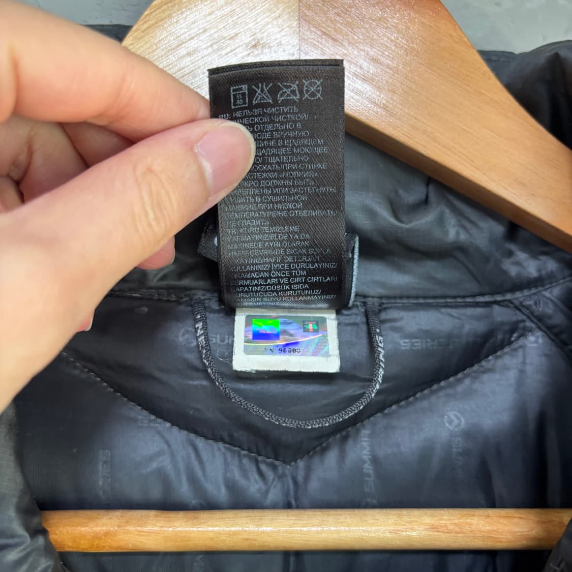 노스페이스 800 써밋 구스다운 패딩 그레이 상품이미지4