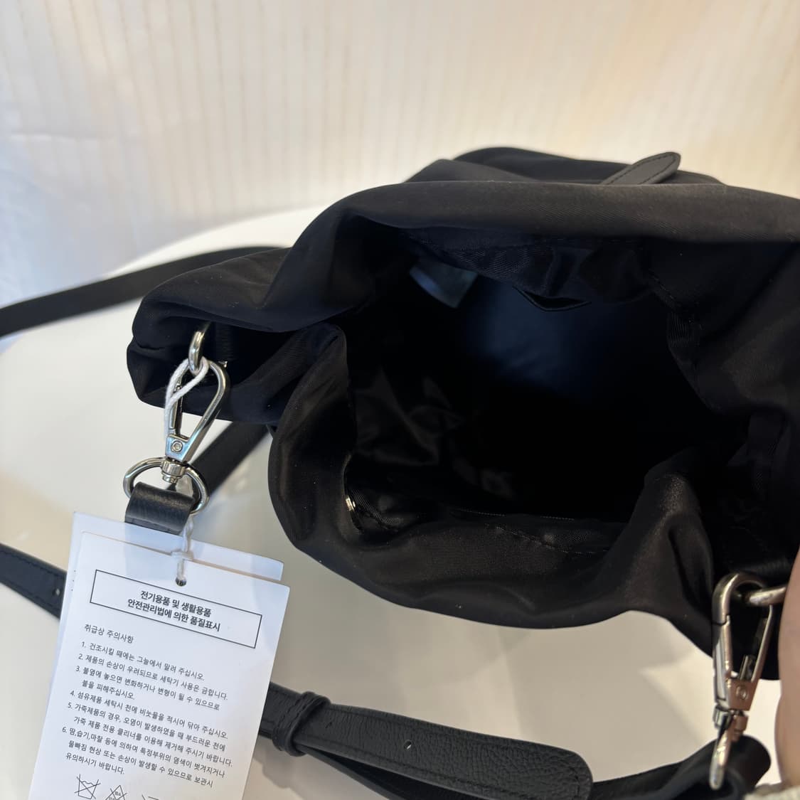 정품 해리메이슨 버킷 크로스백     상품이미지8