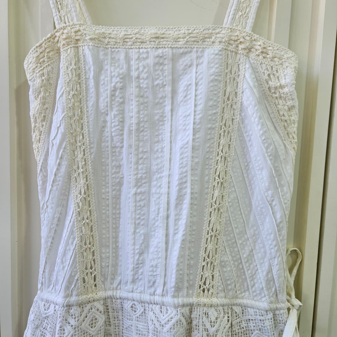 화이트 레이스 원피스 상품이미지3