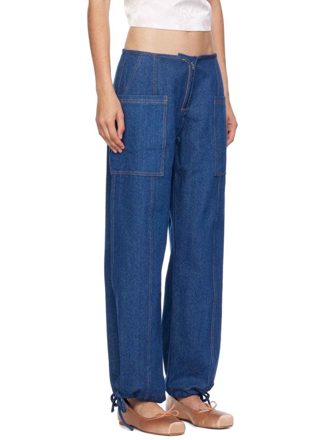 샌디리앙 인디고 티포시 진 데님 청바지 상품이미지2