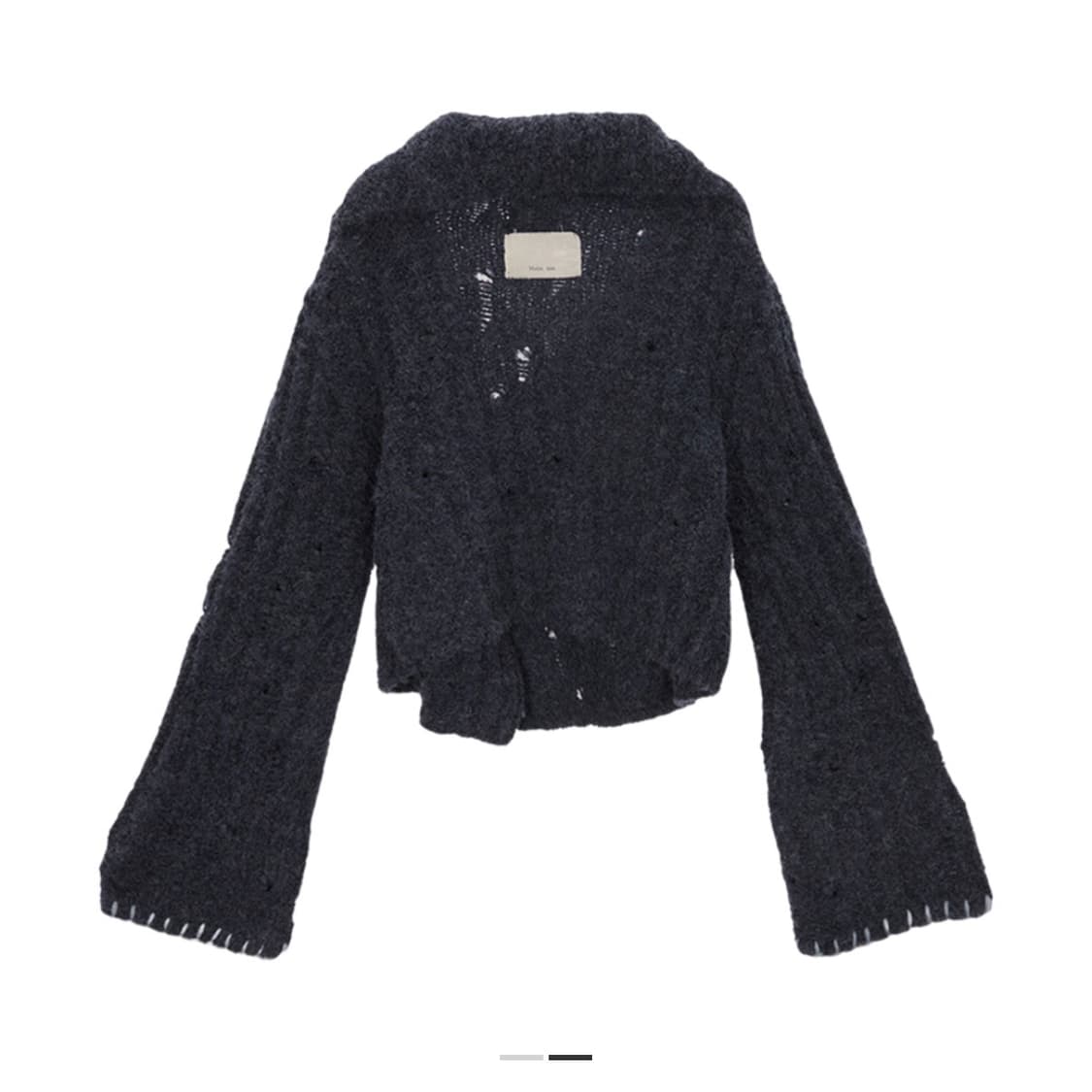 마뗑킴 투웨이 니트 카디건 자켓 블루 상품이미지2