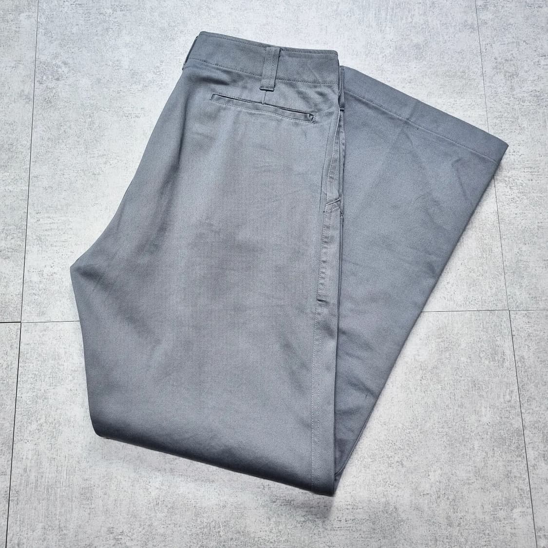 80s jpn Cotton 100 Grey Work Pants 33 sz 상품이미지1