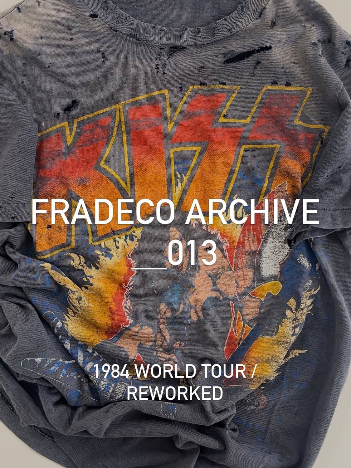 Vintage KISS 1984 World Tour  T-shirt 상품이미지1