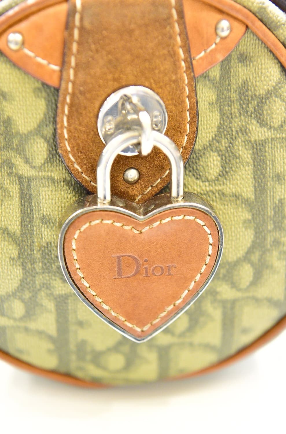 디올 카키 오블리크 로맨틱 배럴 토트백 (정품) 상품이미지8