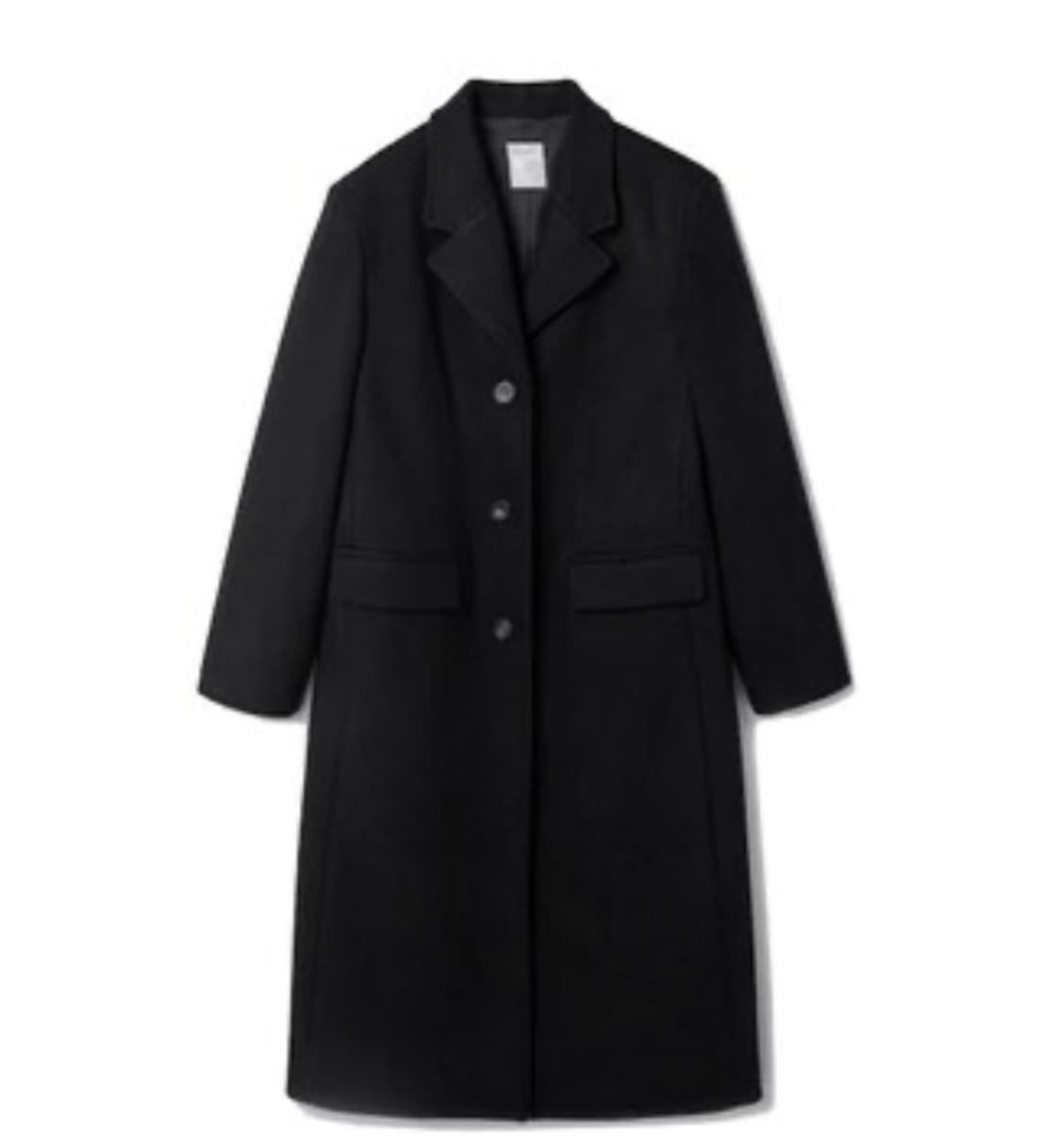 H&m 롱코트 블랙 상품이미지1