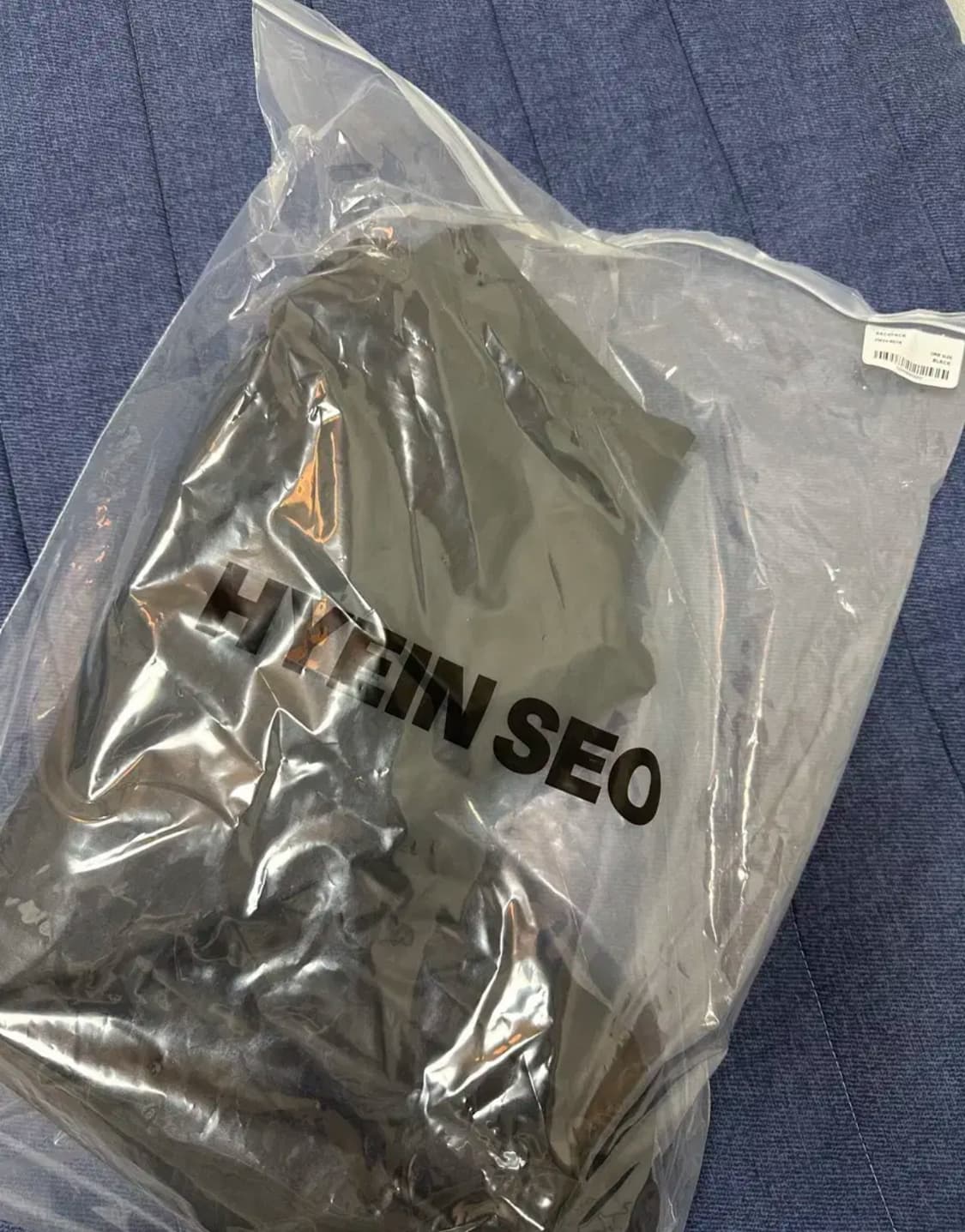 혜인서 드레이퍼리 백팩 구형 블랙 새상품 상품이미지5