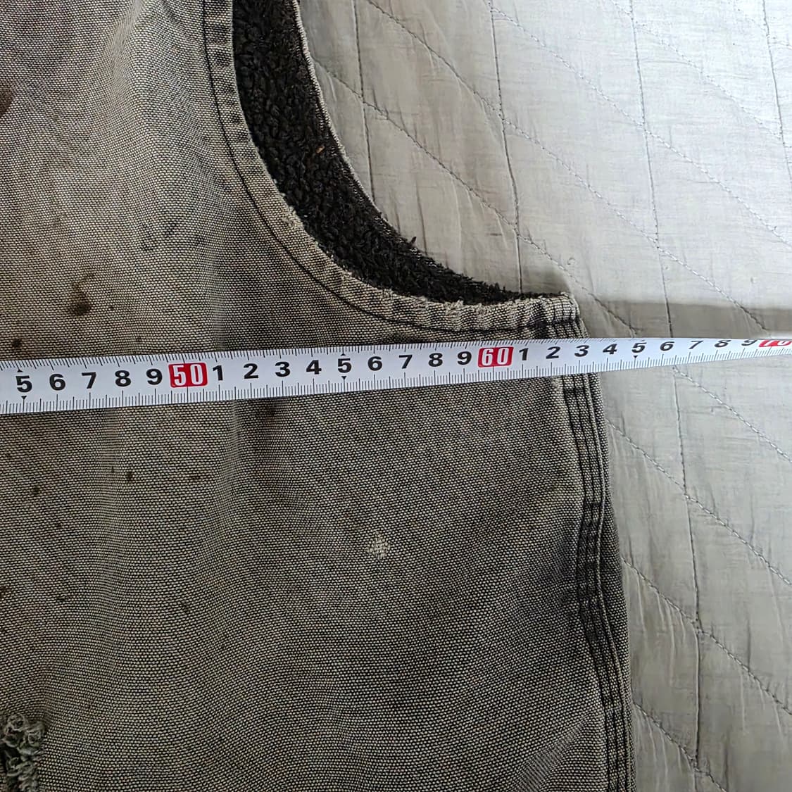 [XL] 빈티지 칼하트 베스트 V33-001 트래쉬드 하드 페이드 상품이미지9