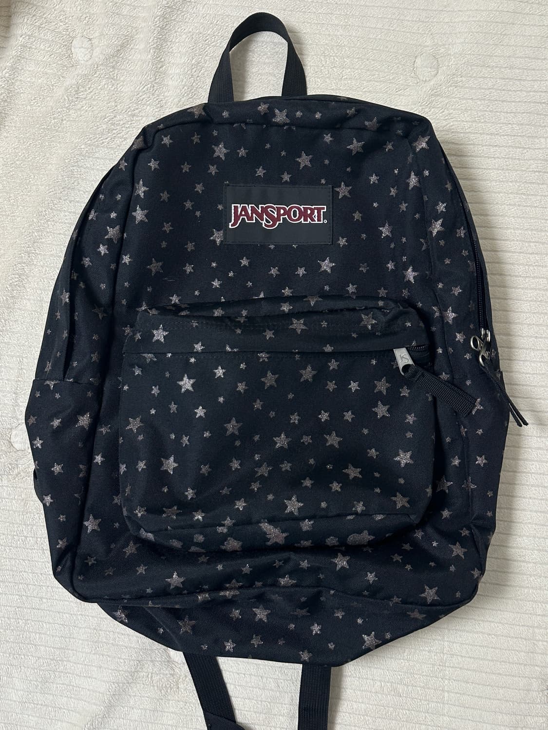 잔스포츠 글리터 별 백팩 블랙 상품이미지4