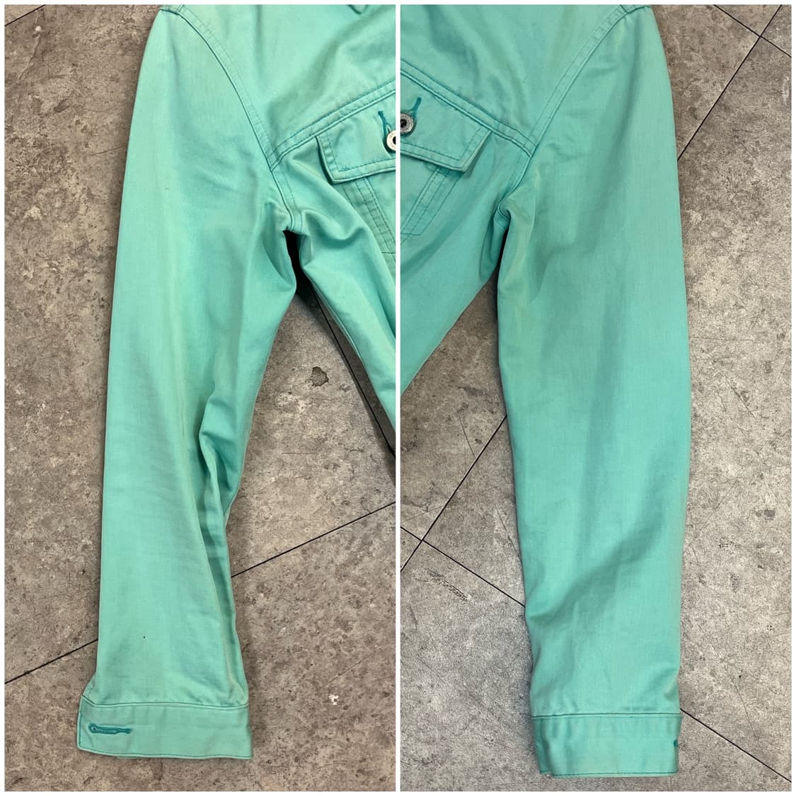 갭 코튼 자켓 민트 M #csz2554 상품이미지7