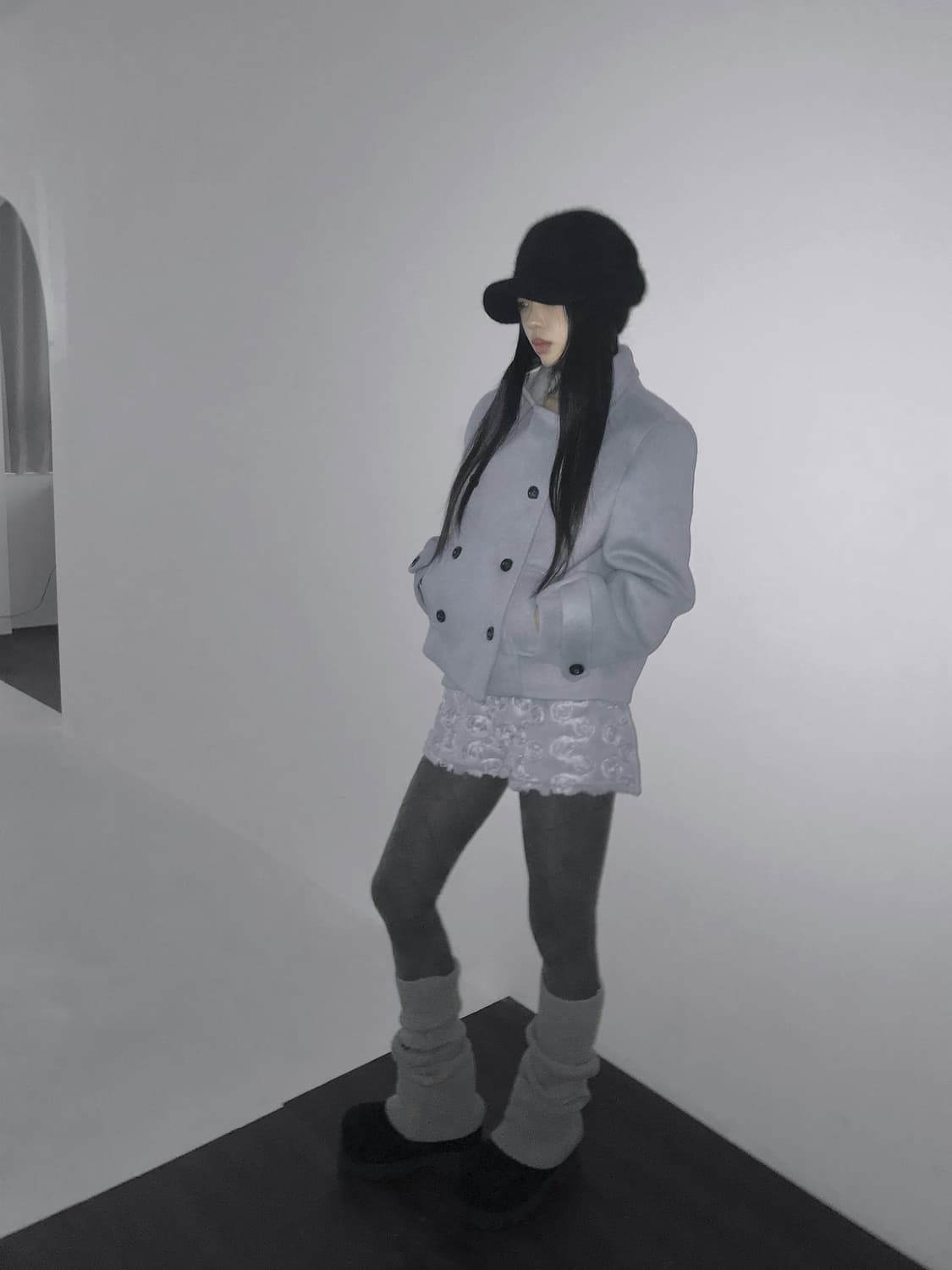 디에어타운 cloven wool double overcoat 상품이미지2