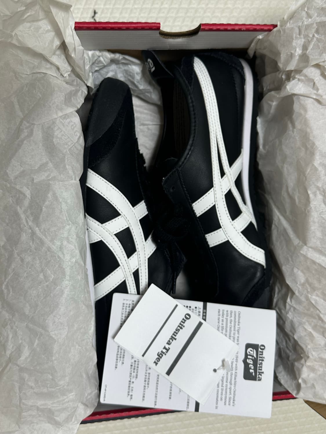 오니즈카타이거 멕시코66 블랙/화이트(265) 상품이미지5